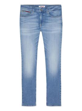 Calças Jeans Tommy Jeans Scanton Azul Claro