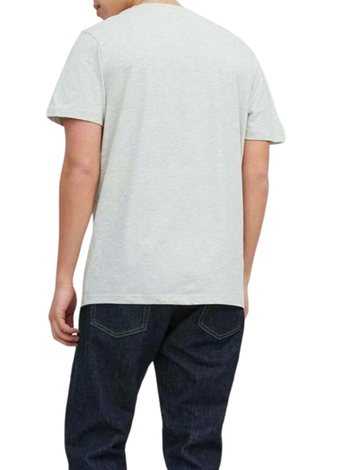 T-Shirt Jack & Jones Logo Branco para Homem