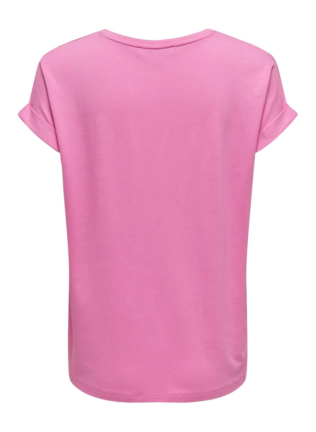 T-Shirt Only Moster Rosa para Mulher