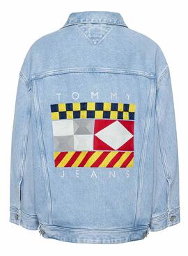 Casaca Denim Tommy Jeans Archive Daisy Over