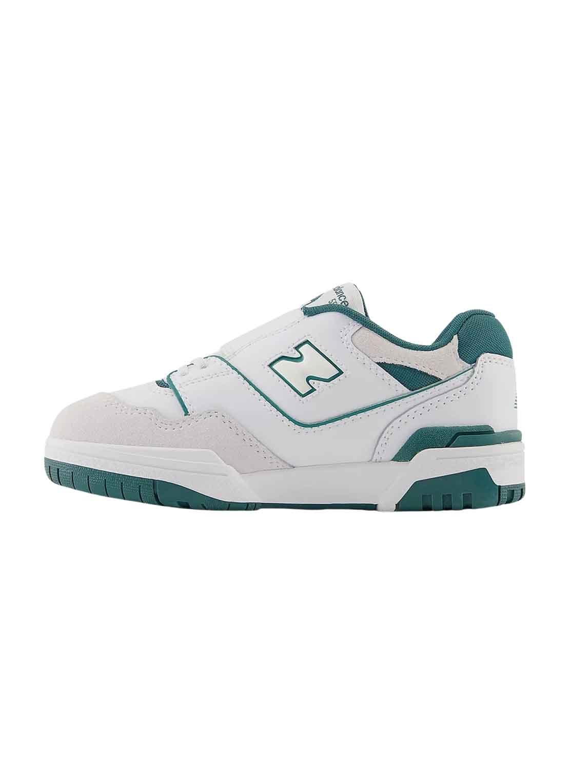 Ténis New Balance 550 Branco Verde para menino e menina