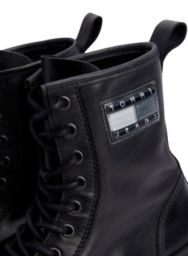 Botas Tommy Jeans Foxing Iel Preto para Mulher