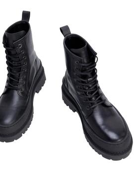 Botas Tommy Jeans Foxing Iel Preto para Mulher