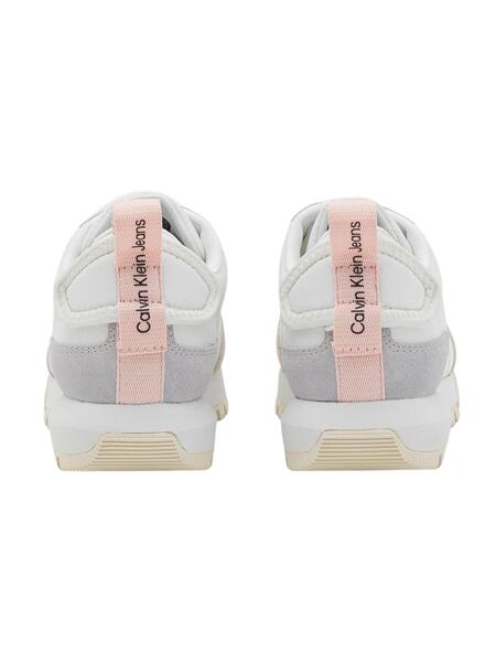 Sapatilhas Calvin Klein Toothy Runner Pearl Mulher