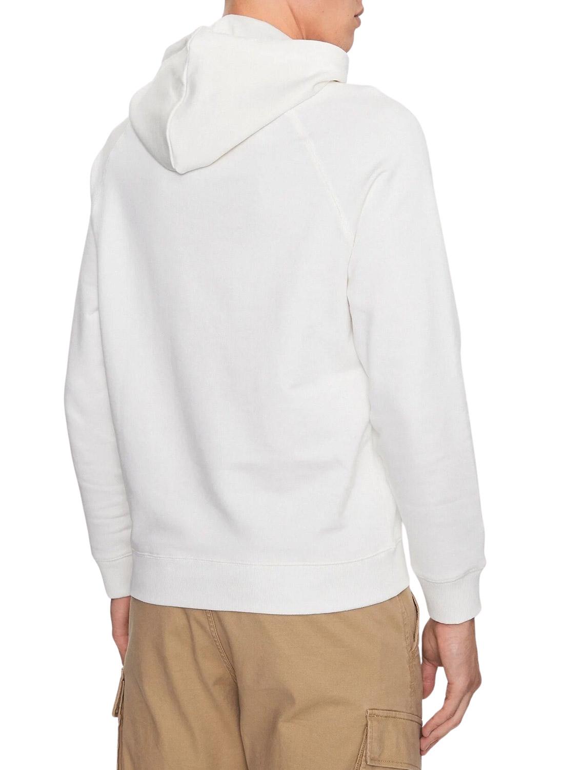 Sweat Pepe Jeans Meier Hoodie Branco Homem