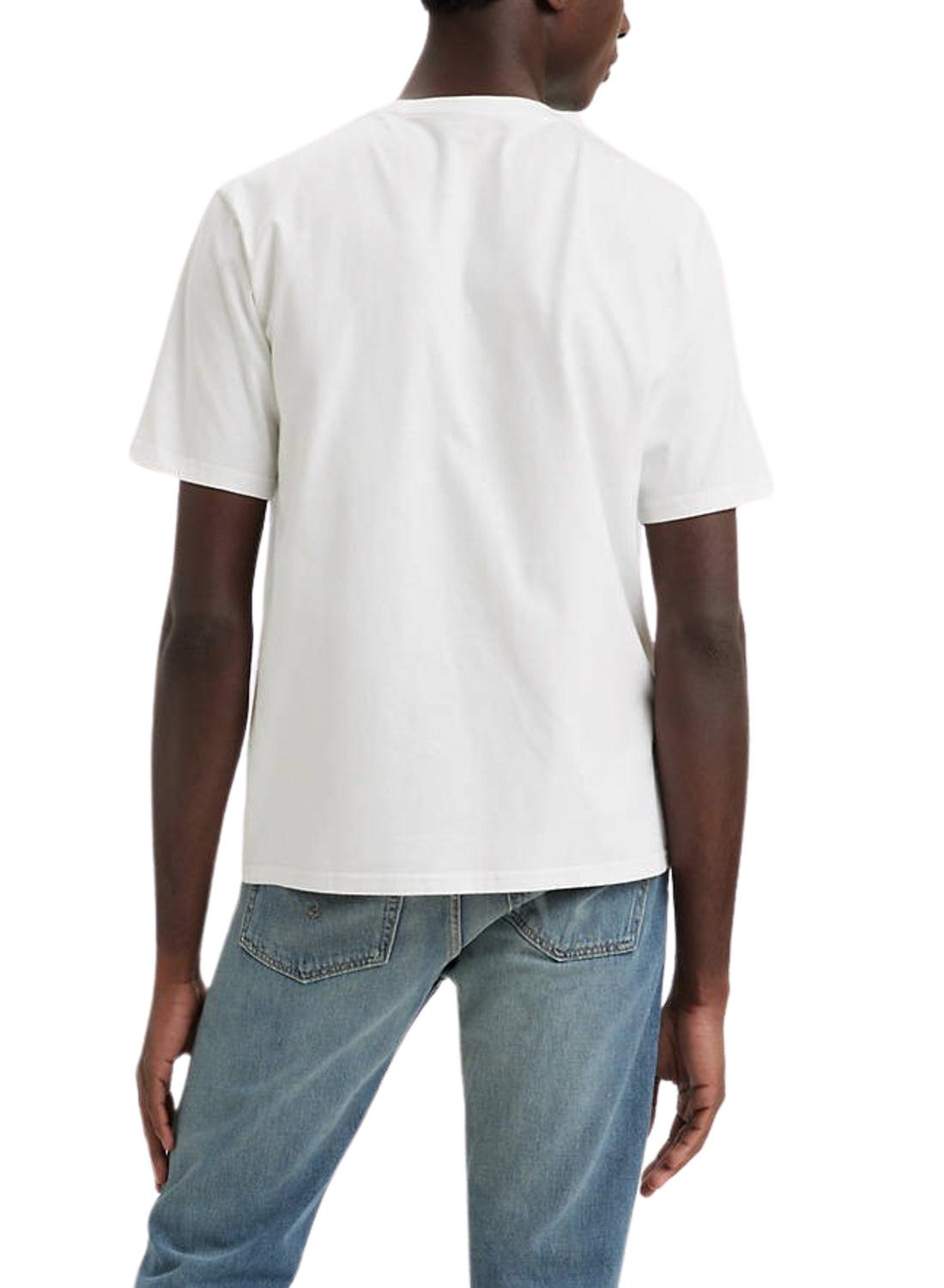 T-Shirt Levis Relaxed Fit Branco para Homem