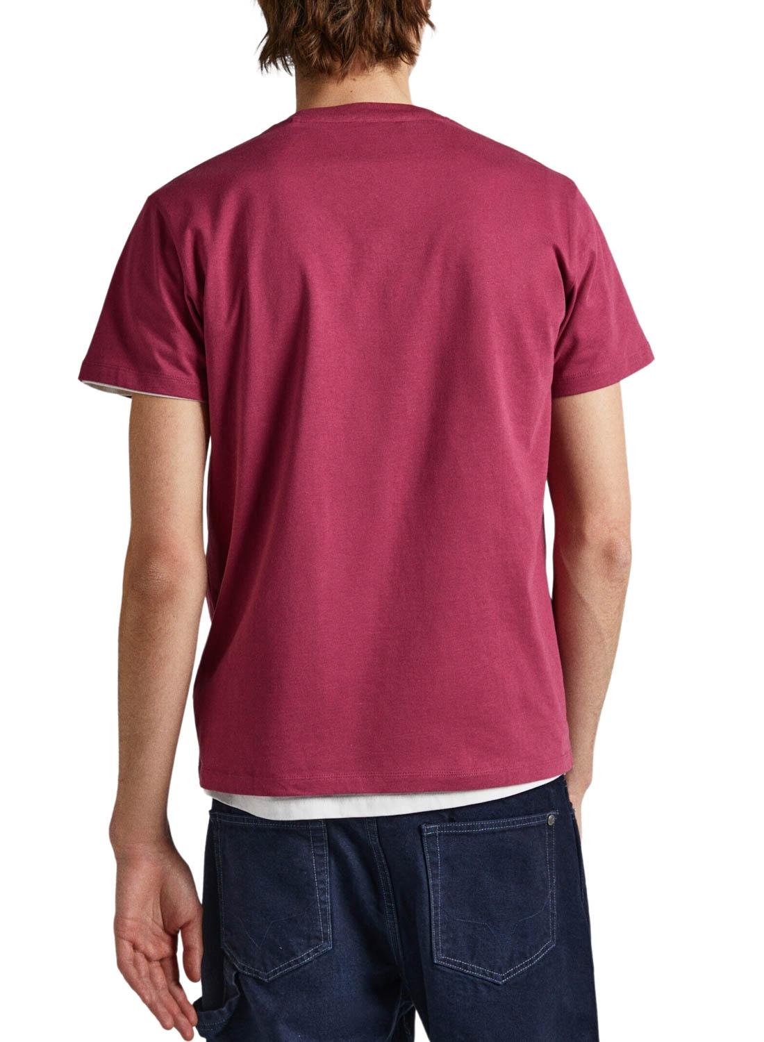 T-Shirt Pepe Jeans Waddon Vermelho para Homem