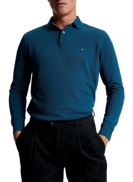 Polo Tommy Hilfiger 1985 Regular Azul para Homem