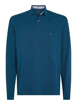 Polo Tommy Hilfiger 1985 Regular Azul para Homem