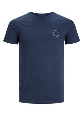 T-Shirt Jack & Jones Hiba Azul Marinho para Homem