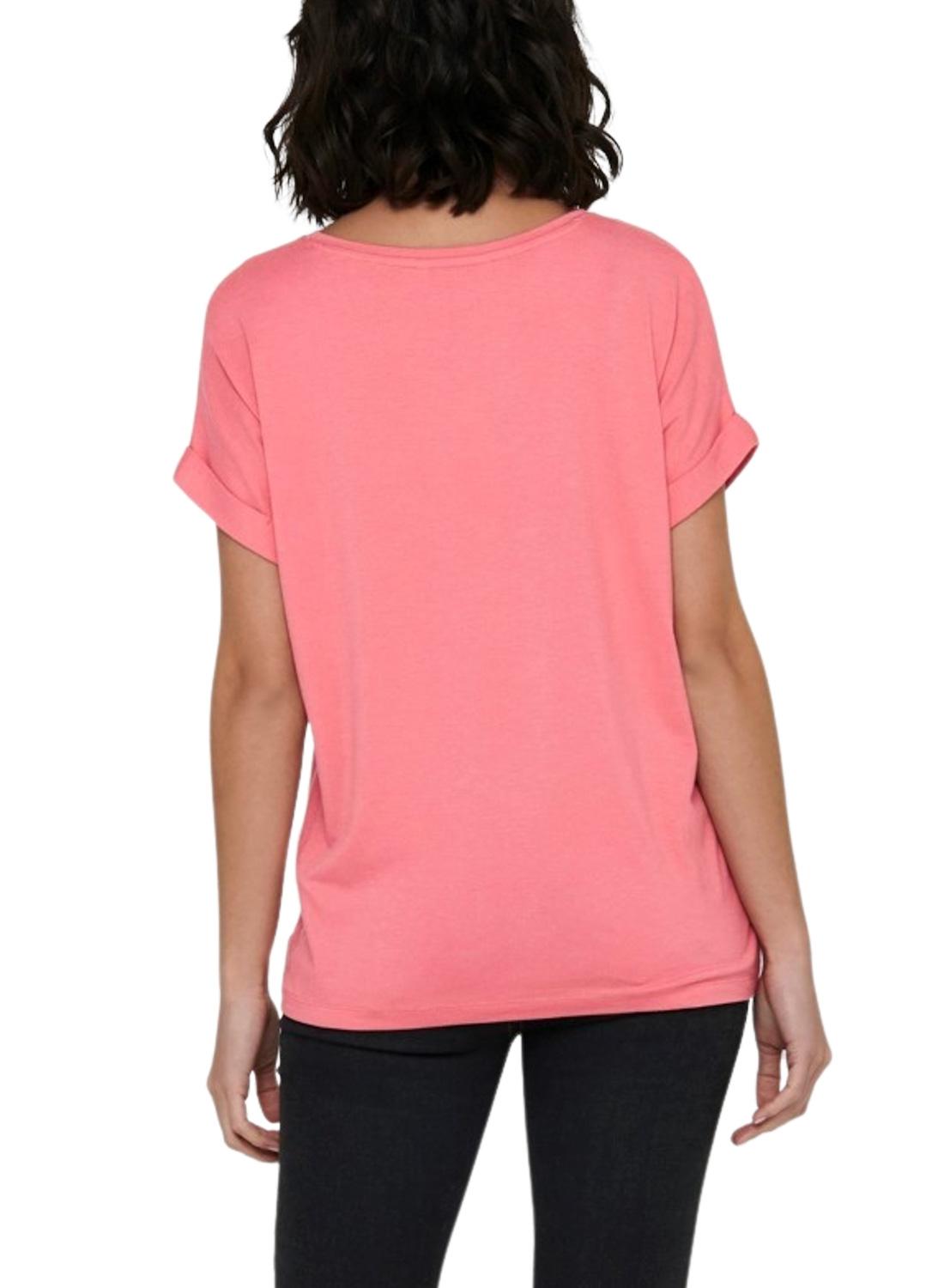 T-Shirt Only Moster Tea Rose para Mulher