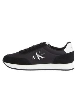 Sapatilhas Calvin Klein Retro Runner Preto Homem