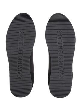 Sapatilhas Calvin Klein Retro Runner Preto Homem