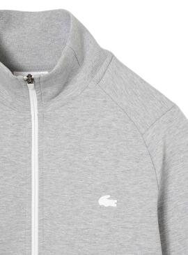 Sweat Lacoste Argent Cinza para Homem