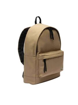 Mochila Lacoste Funcional Eco Beige Homem Mulher