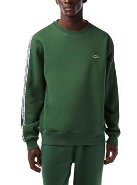 Sweat Lacoste SH5073 Verde para Homem