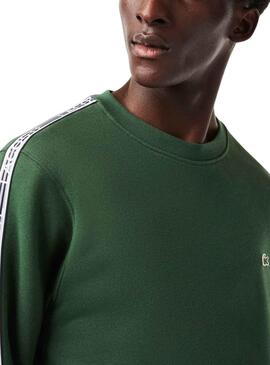 Sweat Lacoste SH5073 Verde para Homem