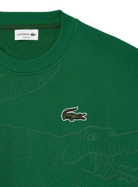 Sweat Lacoste Jogger Loose Fit Verde Homem