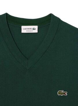 Camisola Lacoste Tricot Ecológico Verde para Homem