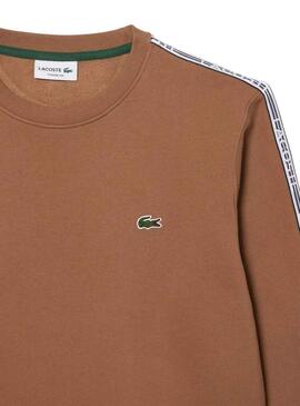 Sweat Lacoste Classic Fit Marrom para Homem