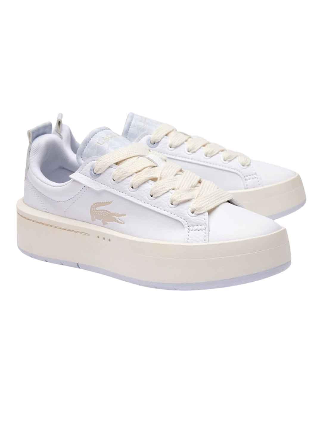 Sapatilhas Lacoste Carnaby Plat 223 Branco Mulher