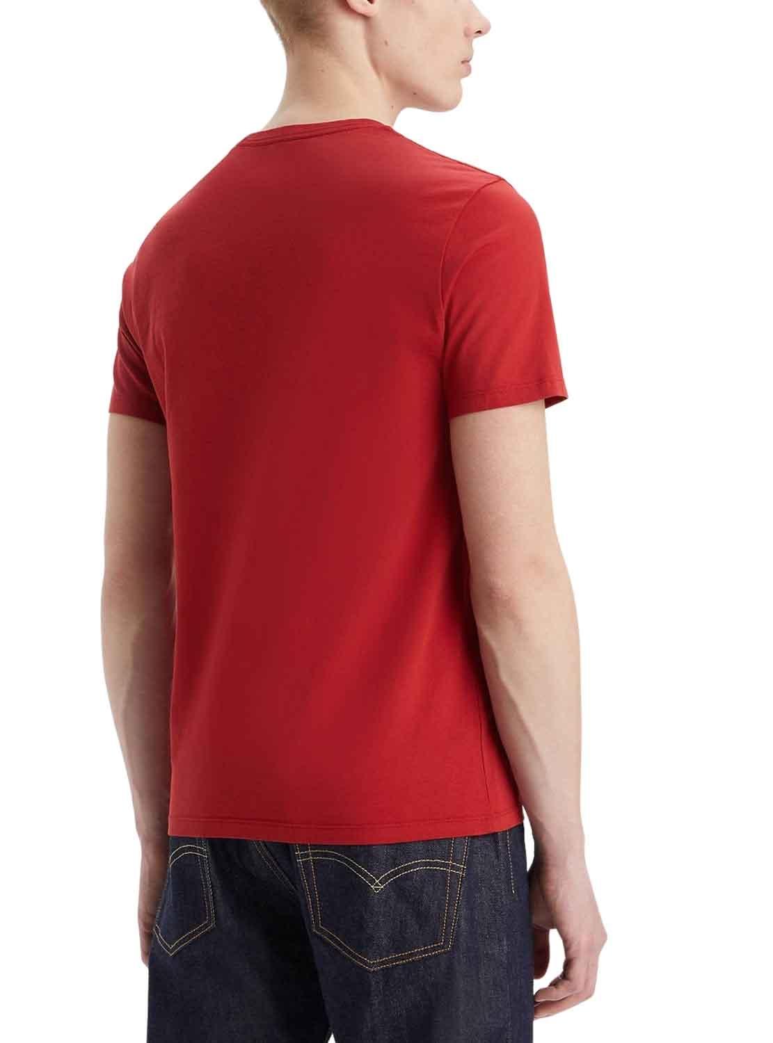 T-Shirt Levis Original Vermelho para Homem