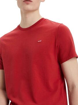 T-Shirt Levis Original Vermelho para Homem