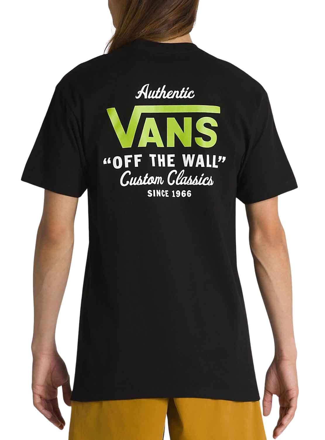 T-Shirt Vans Suporte ST Classic Preto para Homem