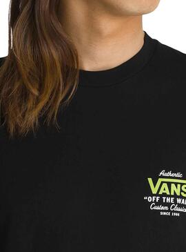 T-Shirt Vans Suporte ST Classic Preto para Homem