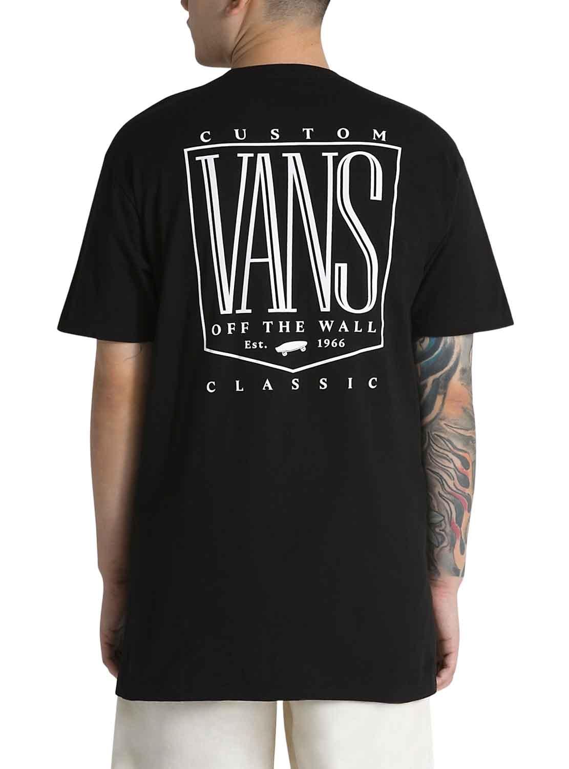 T-Shirt Vans Original Tall Tipo Preto para Homem