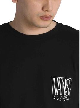 T-Shirt Vans Original Tall Tipo Preto para Homem