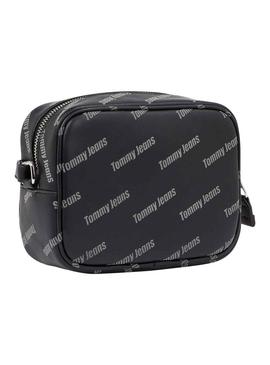 Bolsa Tommy Jeans Deve Camera Print Preto Mulher