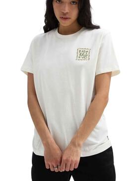 T-Shirt Vans Cogumelo Experience Branco Mulher