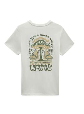 T-Shirt Vans Cogumelo Experience Branco Mulher