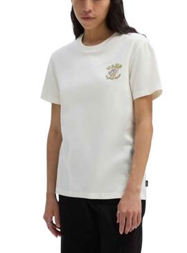 T-Shirt Vans Paisley Fly Branco para Mulher