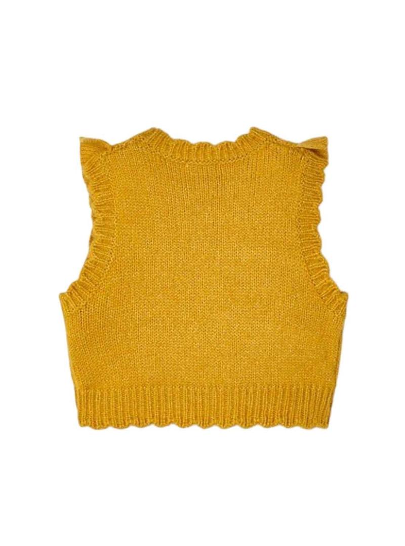 Colete Mayoral Tricot Amarelo para Menina