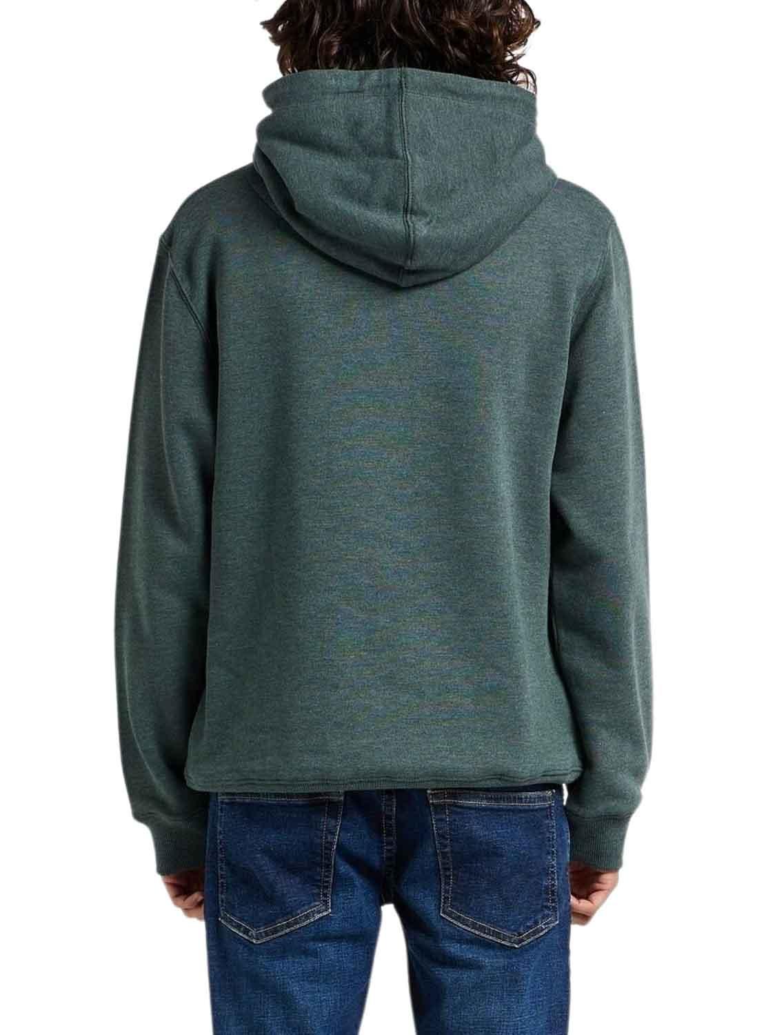 Sweat Pepe Jeans Novo Hoodie Verde Homem