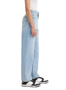 Calças Jeans Levis 94 Baggy Azul para Mulher