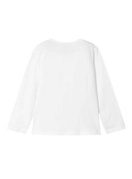 T-Shirt Mayoral Serigrafia Branco para Menina