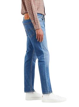 Calças Jeans Levis 502 Taper Azul Homem