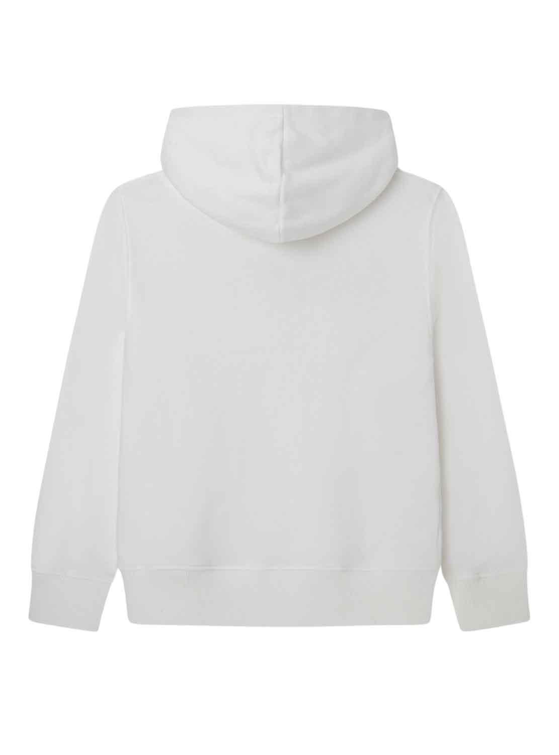 Sweat Pepe Jeans Nolan Hoodie Branco para Menino