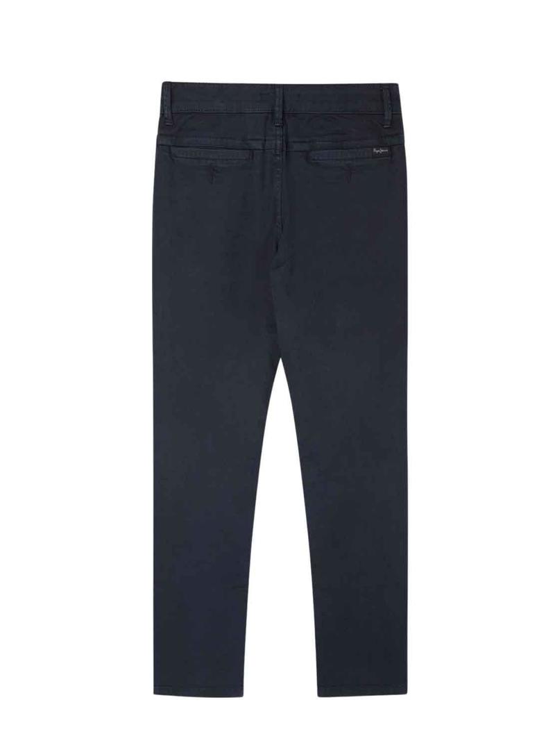 Calças Chino Pepe Jeans Greenwich Azul Marinho Menino