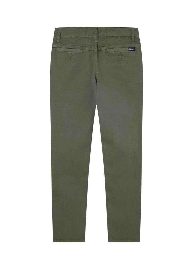 Calças Chino Pepe Jeans Greenwich Verde Menino