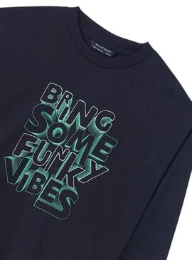 T-Shirt Mayoral Funky Vibes Azul Marinho para Menino