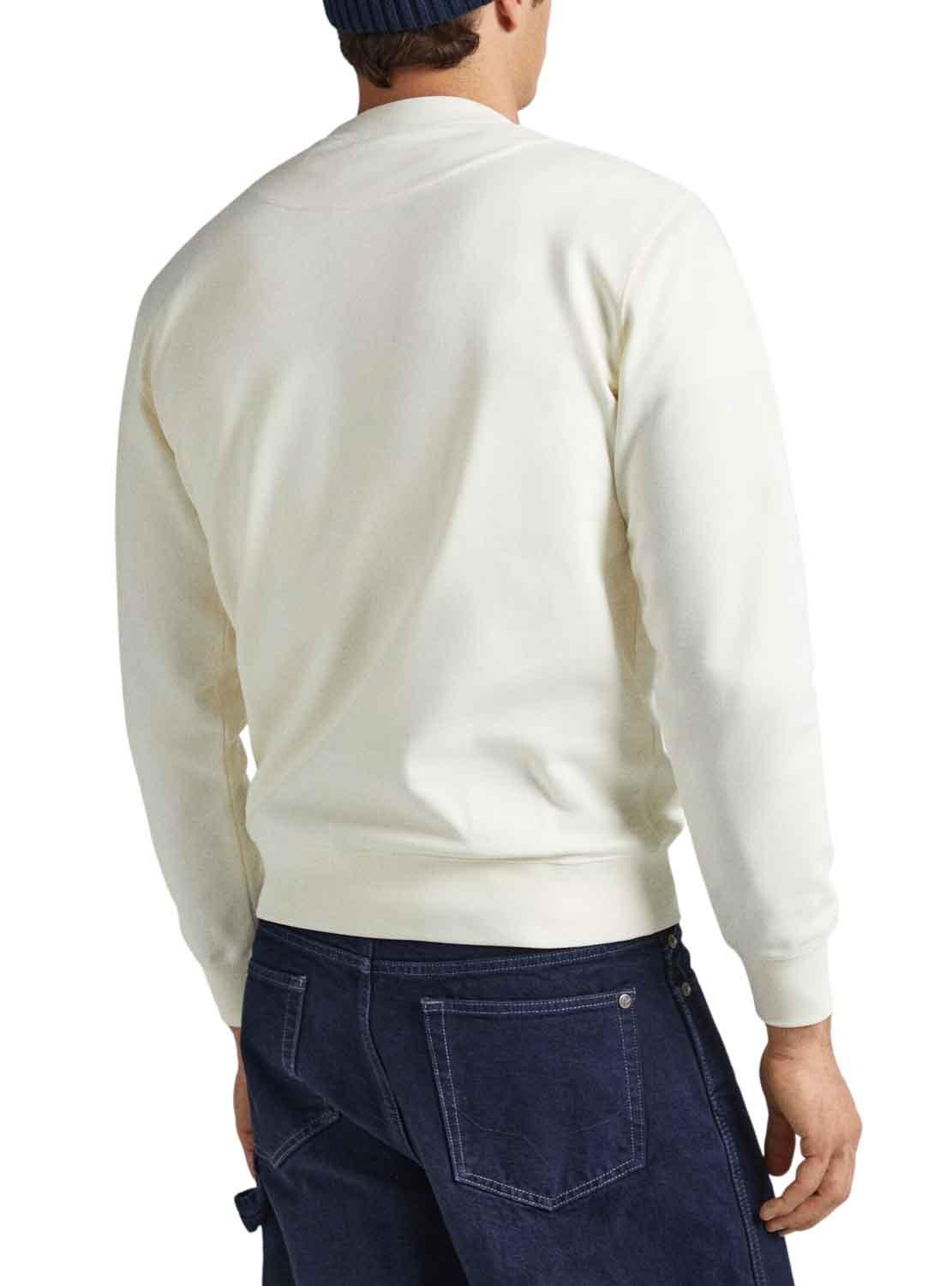 Sweat Pepe Jeans Westend Branco para Homem