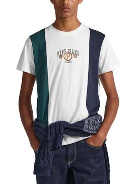 T-Shirt Pepe Jeans Woody Branco para Homem