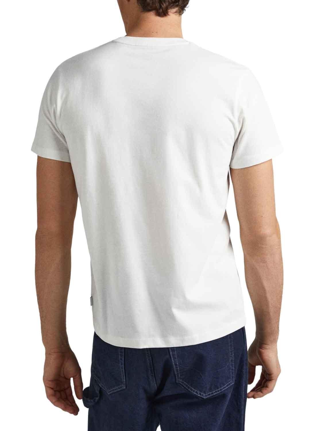 T-Shirt Pepe Jeans Westend Branco para Homem