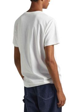 T-Shirt Pepe Jeans Warren Branco para Homem