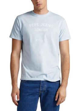 T-Shirt Pepe Jeans Kerman Azul para Homem