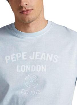 T-Shirt Pepe Jeans Kerman Azul para Homem